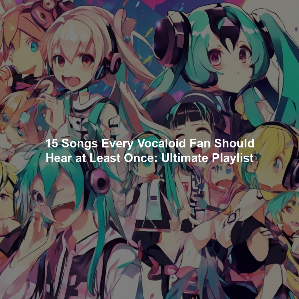 15 Songs Every Vocaloid Fan Should Hear at Least Once