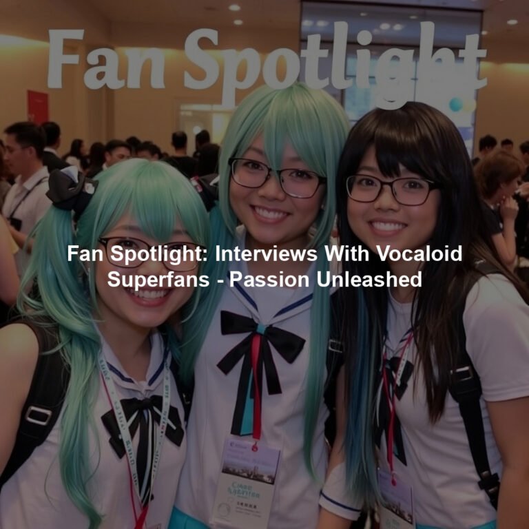 Fan Spotlight: Interviews With Vocaloid Superfans - Passion Unleashed