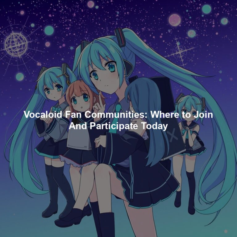 Vocaloid Fan Communities: Where to Join And Participate Today